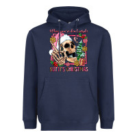 Navy when you're dead inside but it's christmas Heavyweight Hoodie - AdoDesignShop
