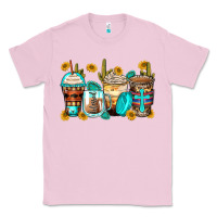 Bubblegum Pink blessed coffee cups Classic Tee - Zillion Design Studio