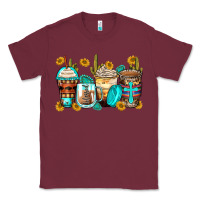 Burgundy blessed coffee cups Classic Tee - Zillion Design Studio