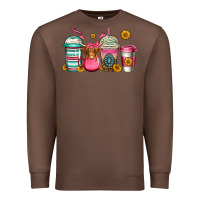 Chestnut longhaired cow coffee cups Premium Sweatshirt - Jasminsmagicworld