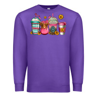 Purple longhaired cow coffee cups Premium Sweatshirt - Jasminsmagicworld