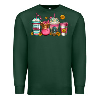 Sports Green longhaired cow coffee cups Premium Sweatshirt - Jasminsmagicworld