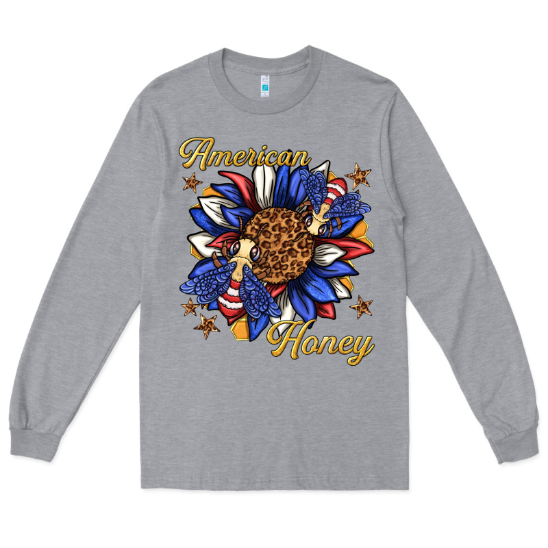 American Honey With Bee Long Sleeve Tee by texasbilliewilder | Teevron
