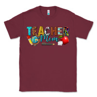 Burgundy teacher mom Classic Tee - texasbilliewilder