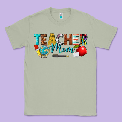 Teacher Mom Classic Tee Designed By Texasbilliewilder
