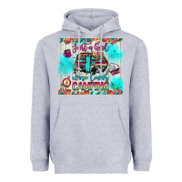 Heather Grey just a girl who loves camping Heavyweight Hoodie - JahusDesignShop