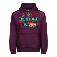 Mauve Wine everyone was thinking it i just said Urban Hoodie - NancyCooperArtShop
