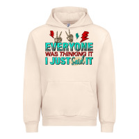 Sandshell everyone was thinking it i just said Urban Hoodie - NancyCooperArtShop
