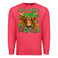 Cardinal just a little moody st patricks day Premium Sweatshirt - Jasminsmagicworld