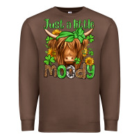 Chestnut just a little moody st patricks day Premium Sweatshirt - Jasminsmagicworld