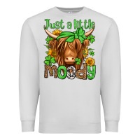 Dove Grey just a little moody st patricks day Premium Sweatshirt - Jasminsmagicworld