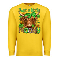Lemon just a little moody st patricks day Premium Sweatshirt - Jasminsmagicworld