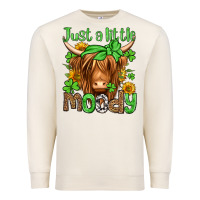 Sandshell just a little moody st patricks day Premium Sweatshirt - Jasminsmagicworld