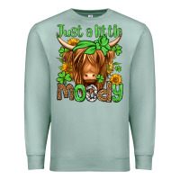 Seafoam just a little moody st patricks day Premium Sweatshirt - Jasminsmagicworld