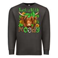 Smoke just a little moody st patricks day Premium Sweatshirt - Jasminsmagicworld