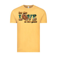 Vintage Mustard for the love  of the game Vintage Tee - BarkalooDesign