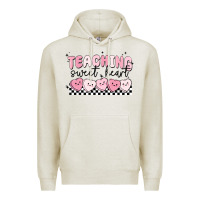 Oatmeal Heather teaching sweetheart Premium Hoodie - MaliasSmallBusiness