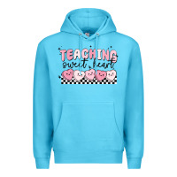 Ocean Blue teaching sweetheart Premium Hoodie - MaliasSmallBusiness