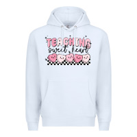White teaching sweetheart Premium Hoodie - MaliasSmallBusiness