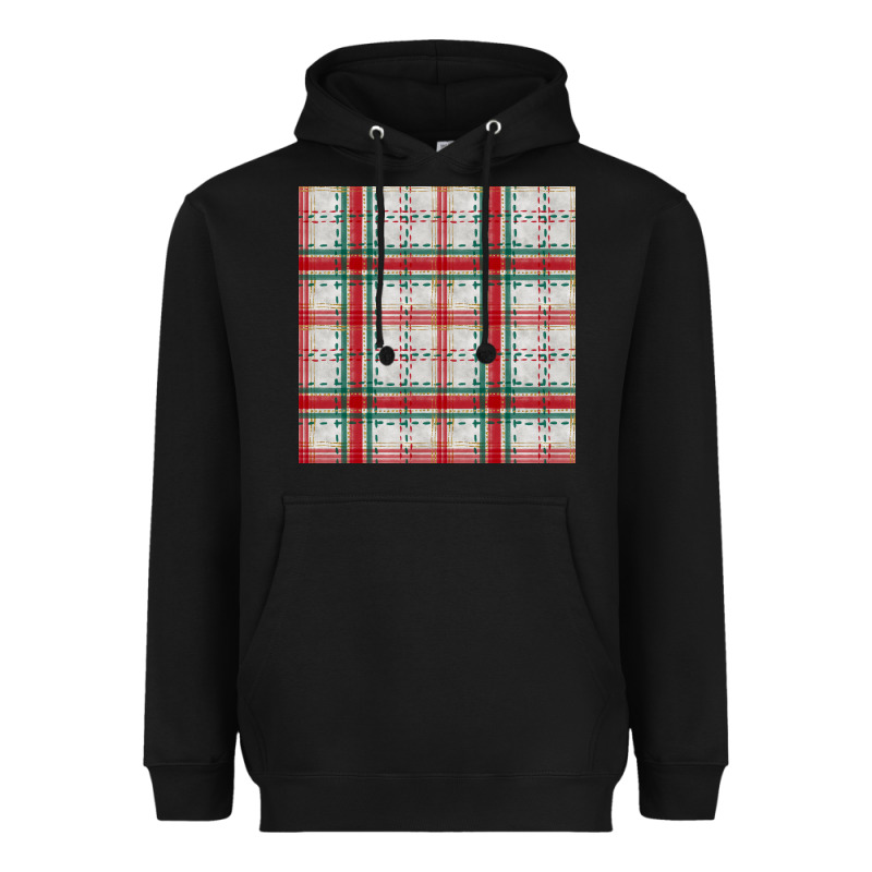 Christmas Plaid Seamless Pattern Heavyweight Hoodie by BundleAndBundleShop | Teevron