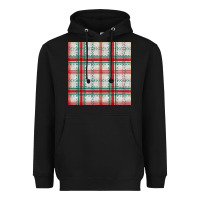 Black christmas plaid seamless pattern Heavyweight Hoodie - BundleAndBundleShop