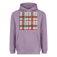 Lavender christmas plaid seamless pattern Heavyweight Hoodie - BundleAndBundleShop