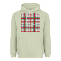 Matcha christmas plaid seamless pattern Heavyweight Hoodie - BundleAndBundleShop