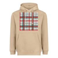 Mushroom christmas plaid seamless pattern Heavyweight Hoodie - BundleAndBundleShop