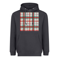 Smoke christmas plaid seamless pattern Heavyweight Hoodie - BundleAndBundleShop