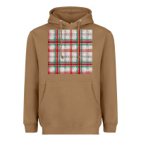 Toasted Coconut christmas plaid seamless pattern Heavyweight Hoodie - BundleAndBundleShop