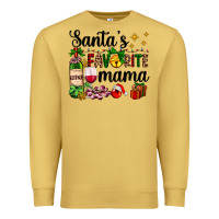 Antique Gold santa's favorite mama Premium Sweatshirt - AdoDesignShop