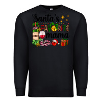 Black santa's favorite mama Premium Sweatshirt - AdoDesignShop