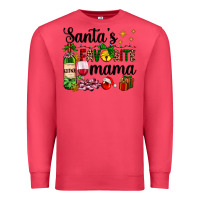 Cardinal santa's favorite mama Premium Sweatshirt - AdoDesignShop
