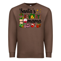 Chestnut santa's favorite mama Premium Sweatshirt - AdoDesignShop