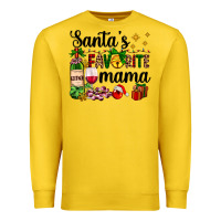 Lemon santa's favorite mama Premium Sweatshirt - AdoDesignShop