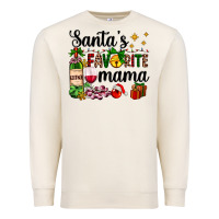 Sandshell santa's favorite mama Premium Sweatshirt - AdoDesignShop