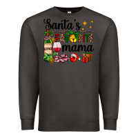 Smoke santa's favorite mama Premium Sweatshirt - AdoDesignShop