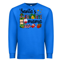 True Royal santa's favorite mama Premium Sweatshirt - AdoDesignShop