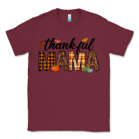 Burgundy thankful mama Classic Tee - texasbilliewilder