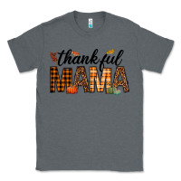 Charcoal Heather thankful mama Classic Tee - texasbilliewilder