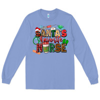 Colony Blue santas favorite nurse Long Sleeve Tee - Zillion Design Studio