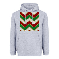 Heather Grey christmas stripes seamless pattern Heavyweight Hoodie - BundleAndBundleShop