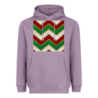 Lavender christmas stripes seamless pattern Heavyweight Hoodie - BundleAndBundleShop