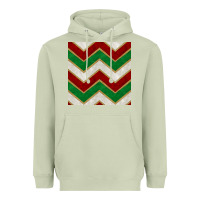 Matcha christmas stripes seamless pattern Heavyweight Hoodie - BundleAndBundleShop