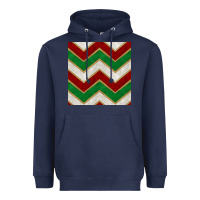 Navy christmas stripes seamless pattern Heavyweight Hoodie - BundleAndBundleShop