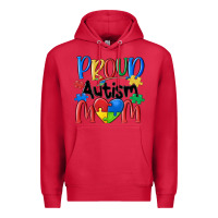 Cardinal proud autism mom Premium Hoodie - MaliasSmallBusiness