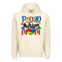 Sandshell proud autism mom Premium Hoodie - MaliasSmallBusiness