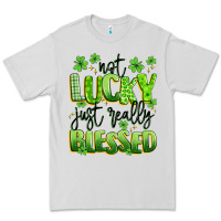 Dove Grey not lucky just really blessed Premium Tee - Artiststas