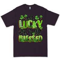Plum not lucky just really blessed Premium Tee - Artiststas