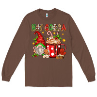 Chestnut hot cocoa gnome Long Sleeve Tee - Zillion Design Studio